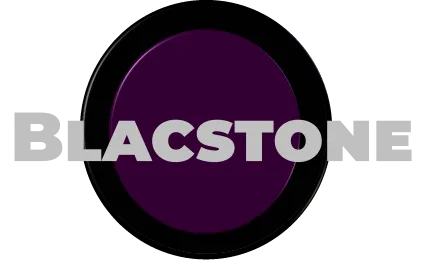 Blacstone's Purple vinyl record logo 
