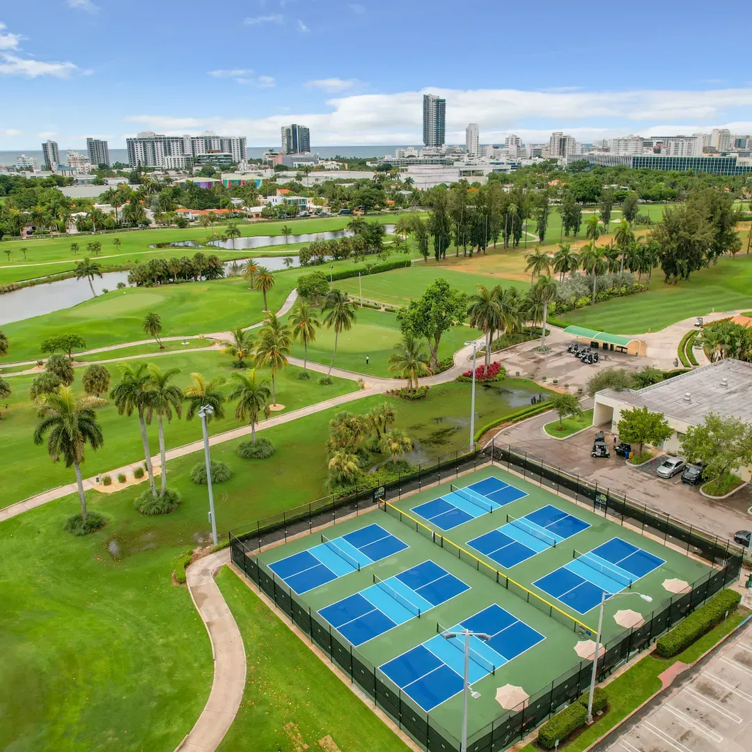 Offering free pickleball in the heart of South Beach at the Miami Beach Golf Club provides a great way for both locals and visitors to enjoy this popular sport in a beautiful setting.