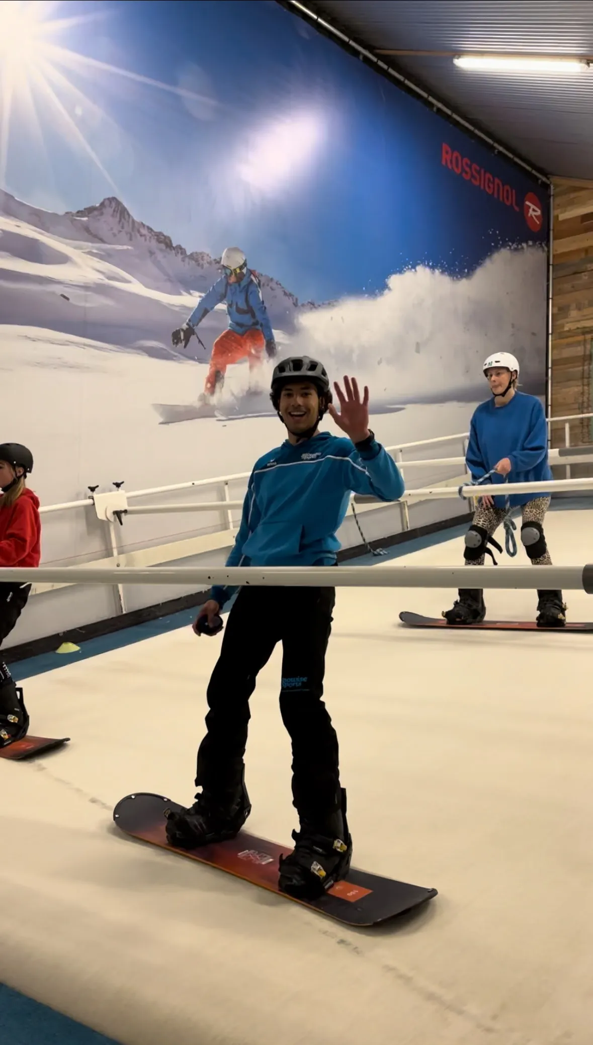 Snoboardles in Twente leren snowboarden