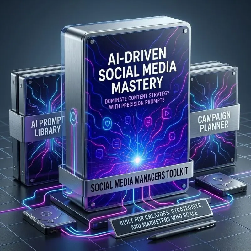 Expert AI prompts toolkit for Social Media Managers Toolkit