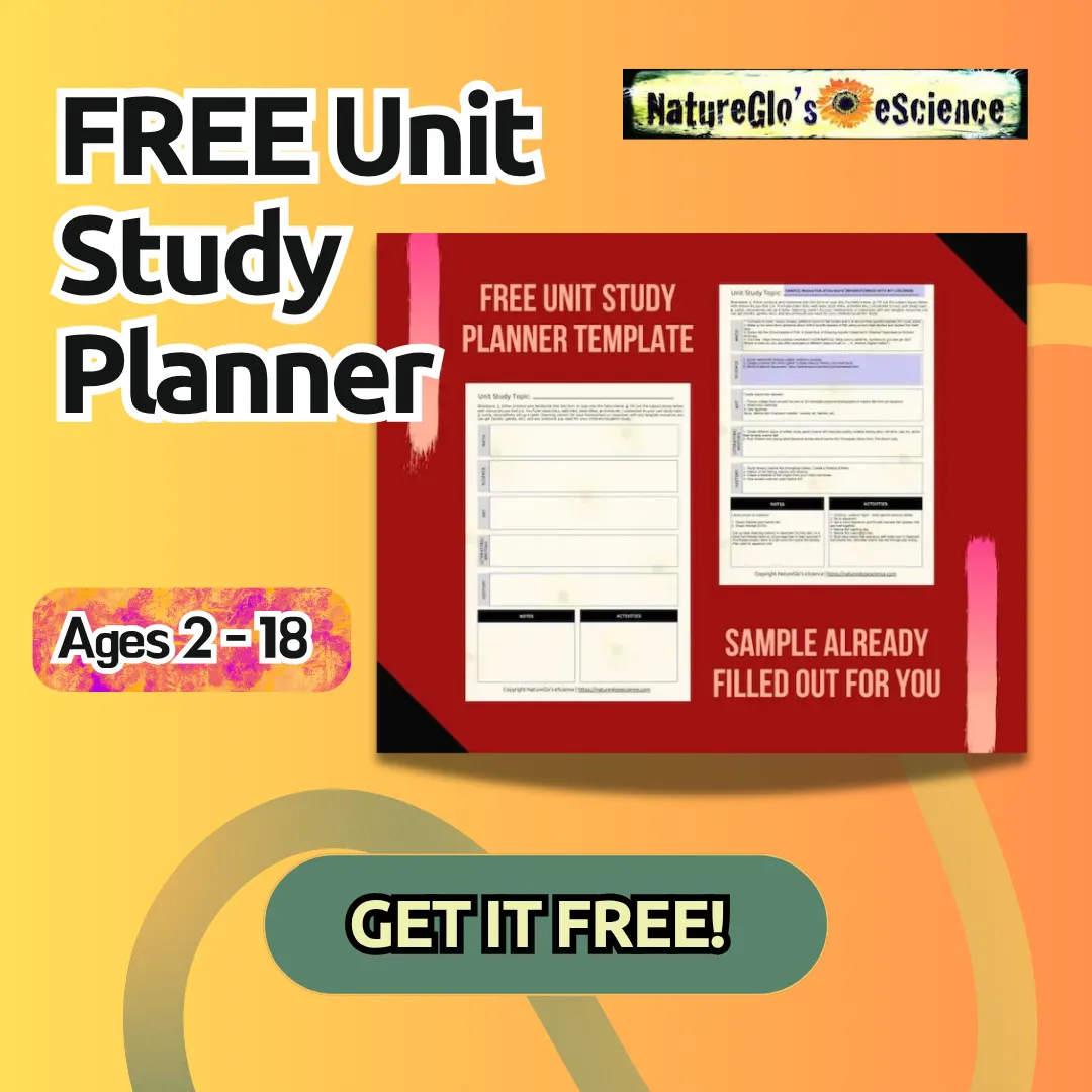 free homeschool unit study planner