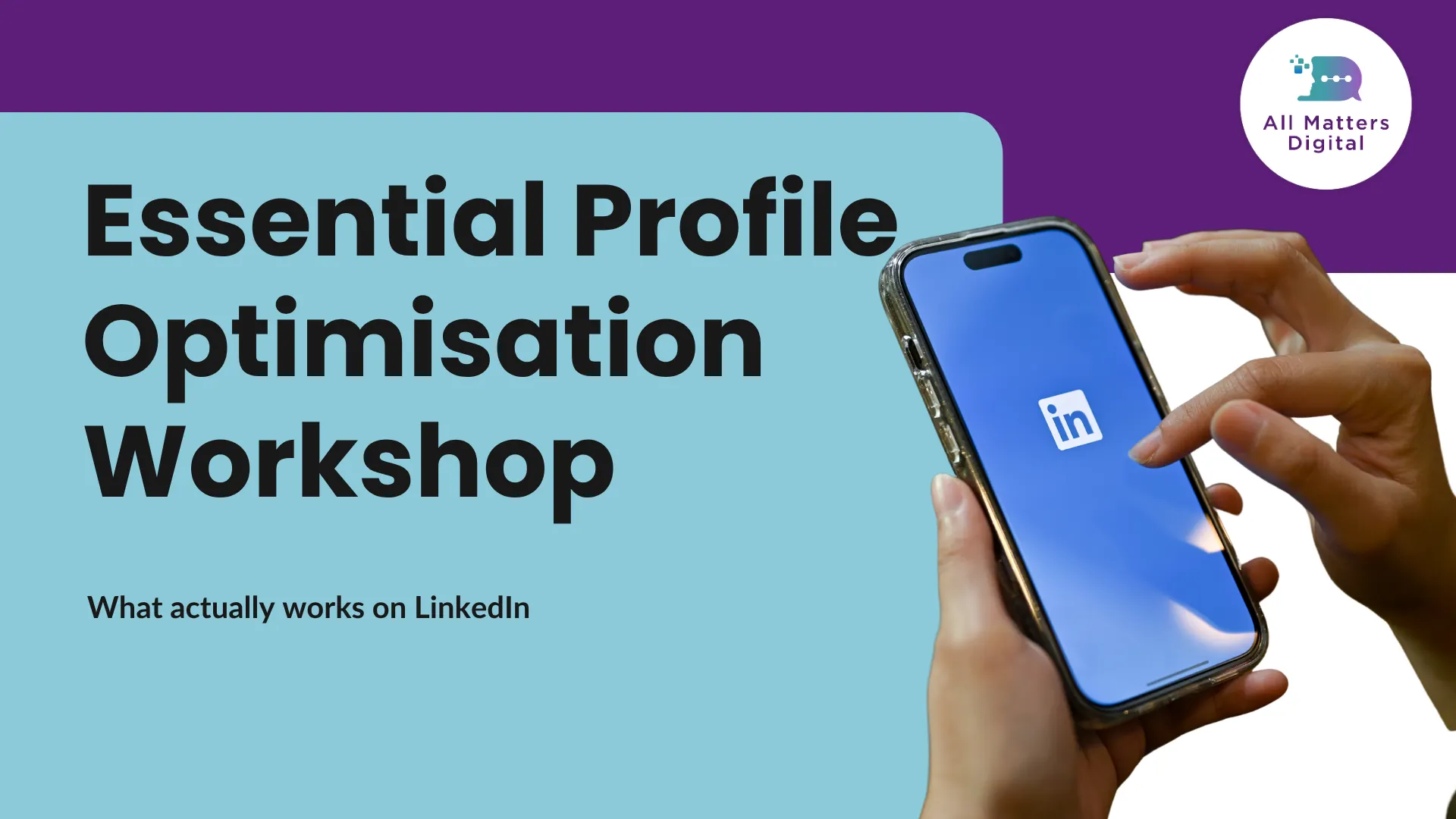 Profile Optimisation Workshop