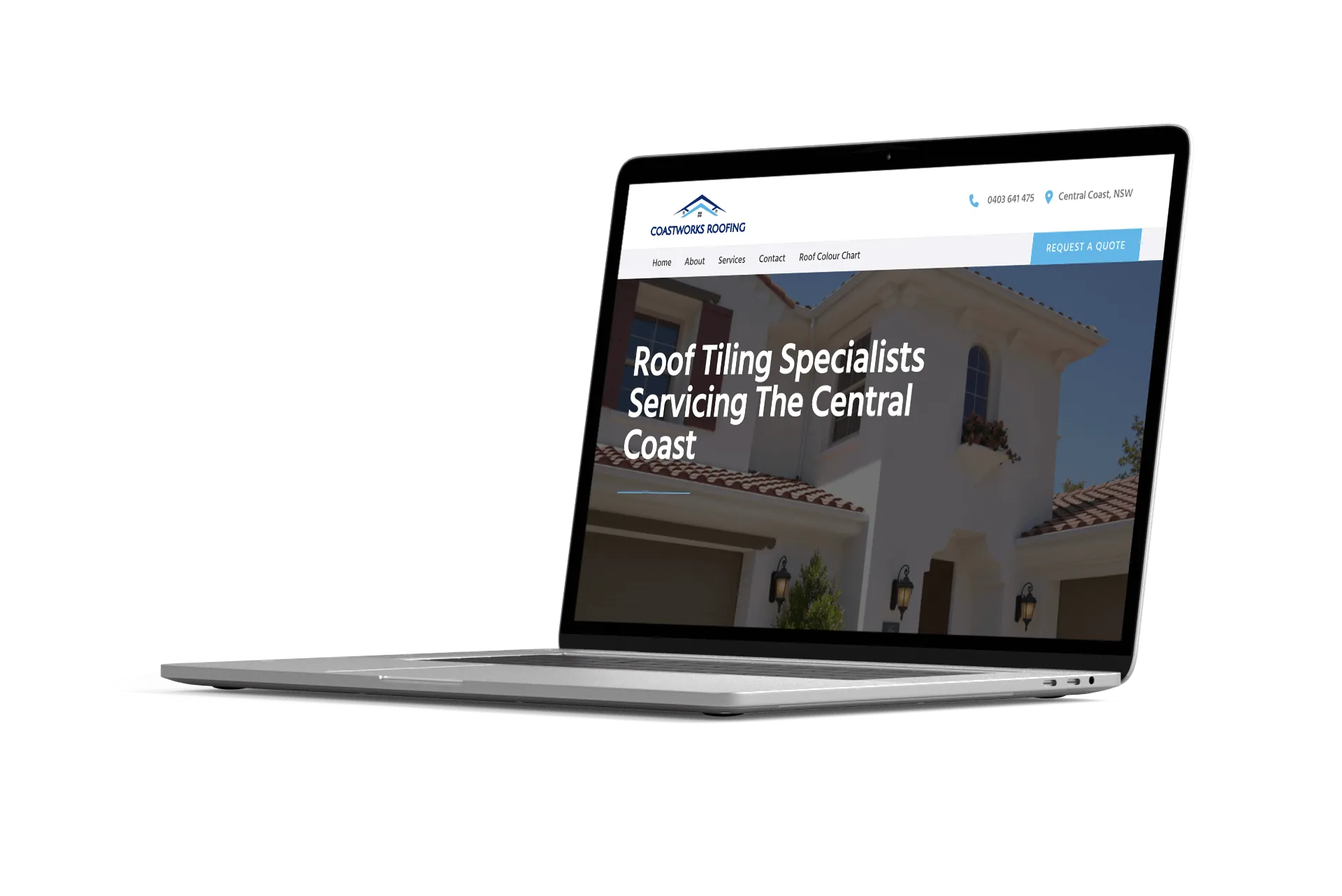 Portfolio Coastworks Roofing Website