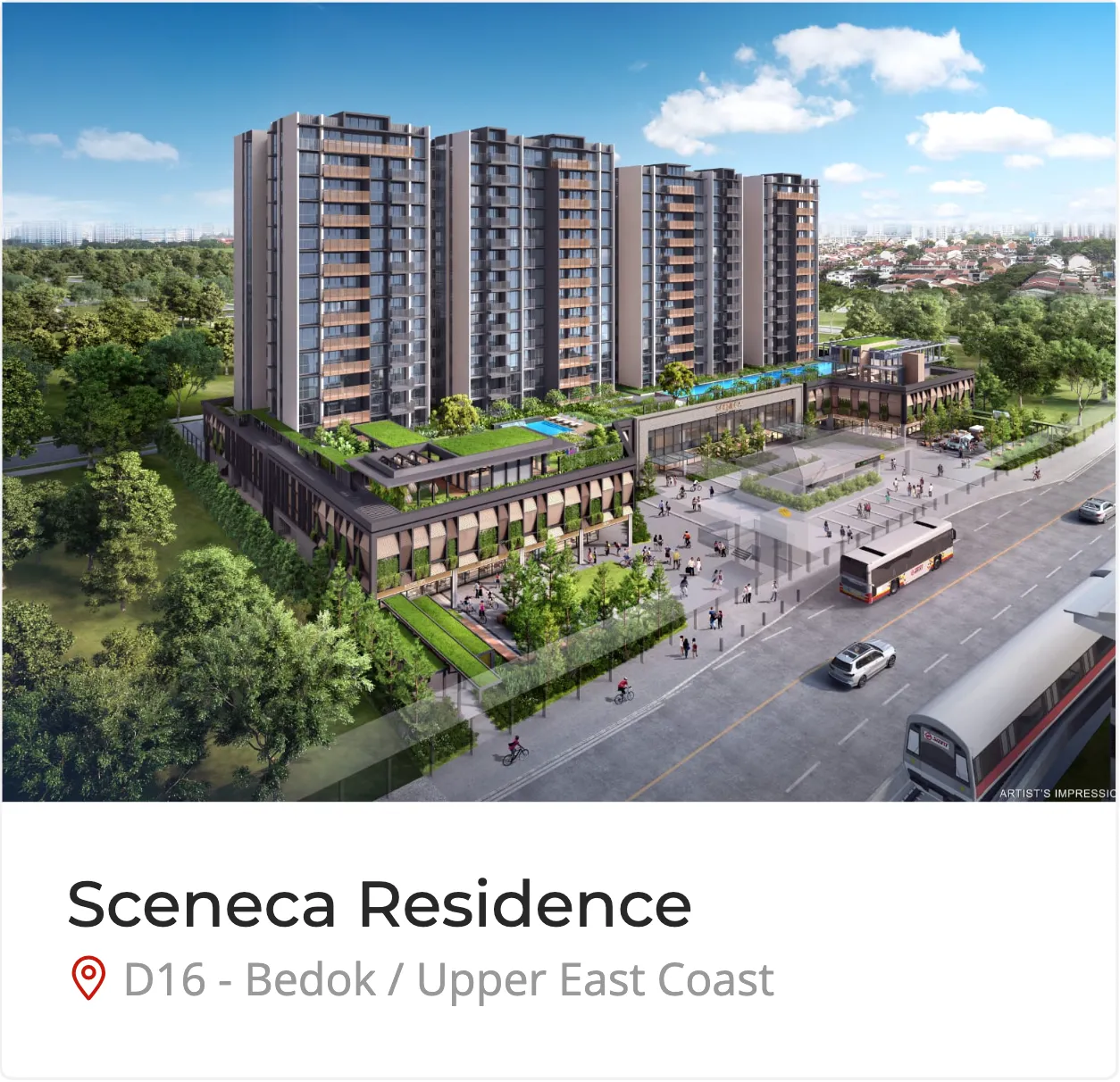 Sceneca Residence Singapore Condo District 16 Bedok Upper East Coast