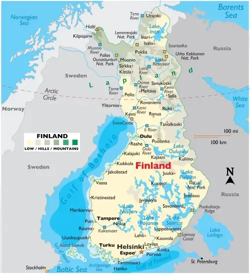Finland Map