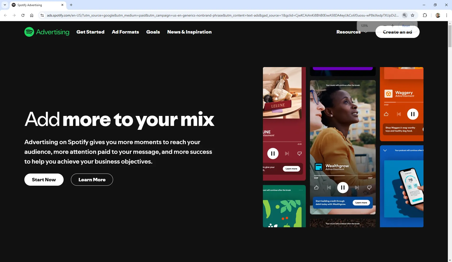 Spotify.com Ads