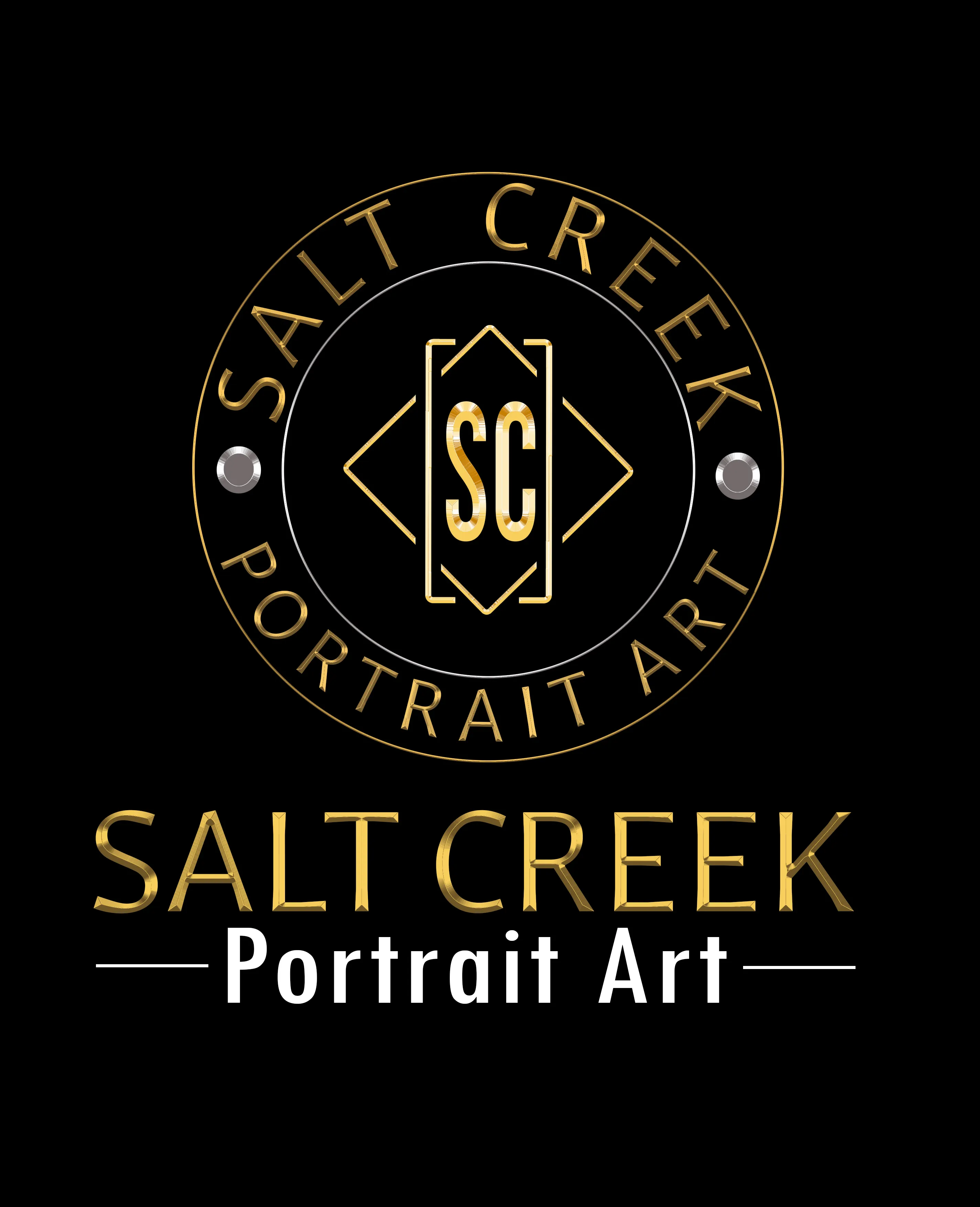 Salt Creek Portrait Art Logo