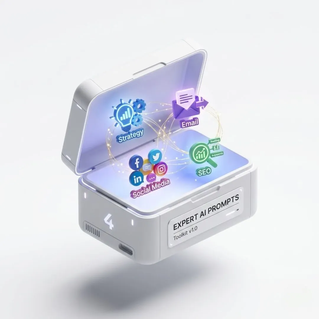  Digital toolkit featuring expert ai prompts for small business growth.