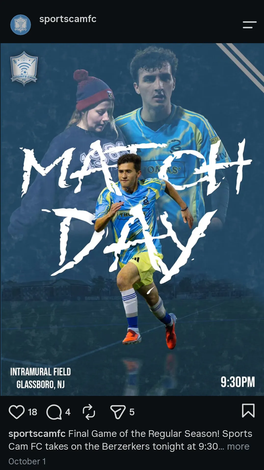 Sports Cam FC Game Day