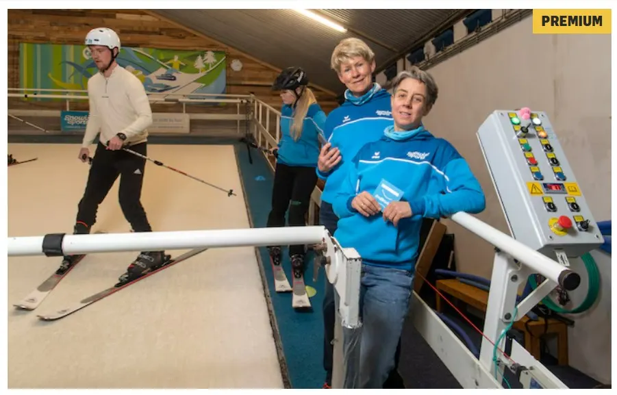 Foto uit de Tubantia over SnowiseSports