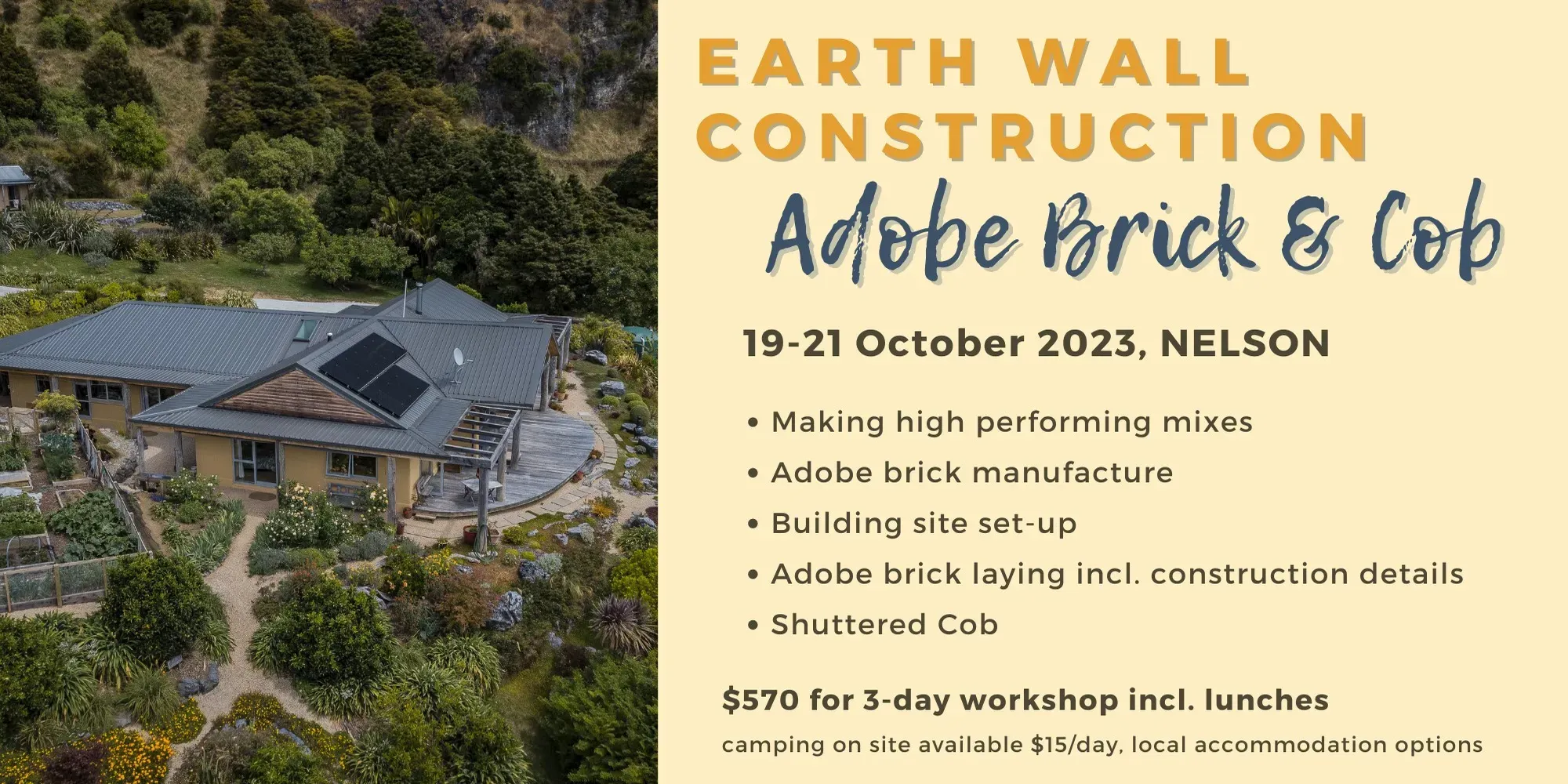 Adobe and Cob Construction Workshop