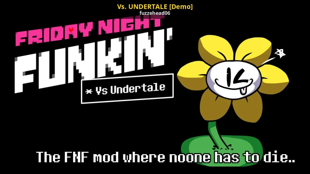 Friday night funkin vs undertale flower.