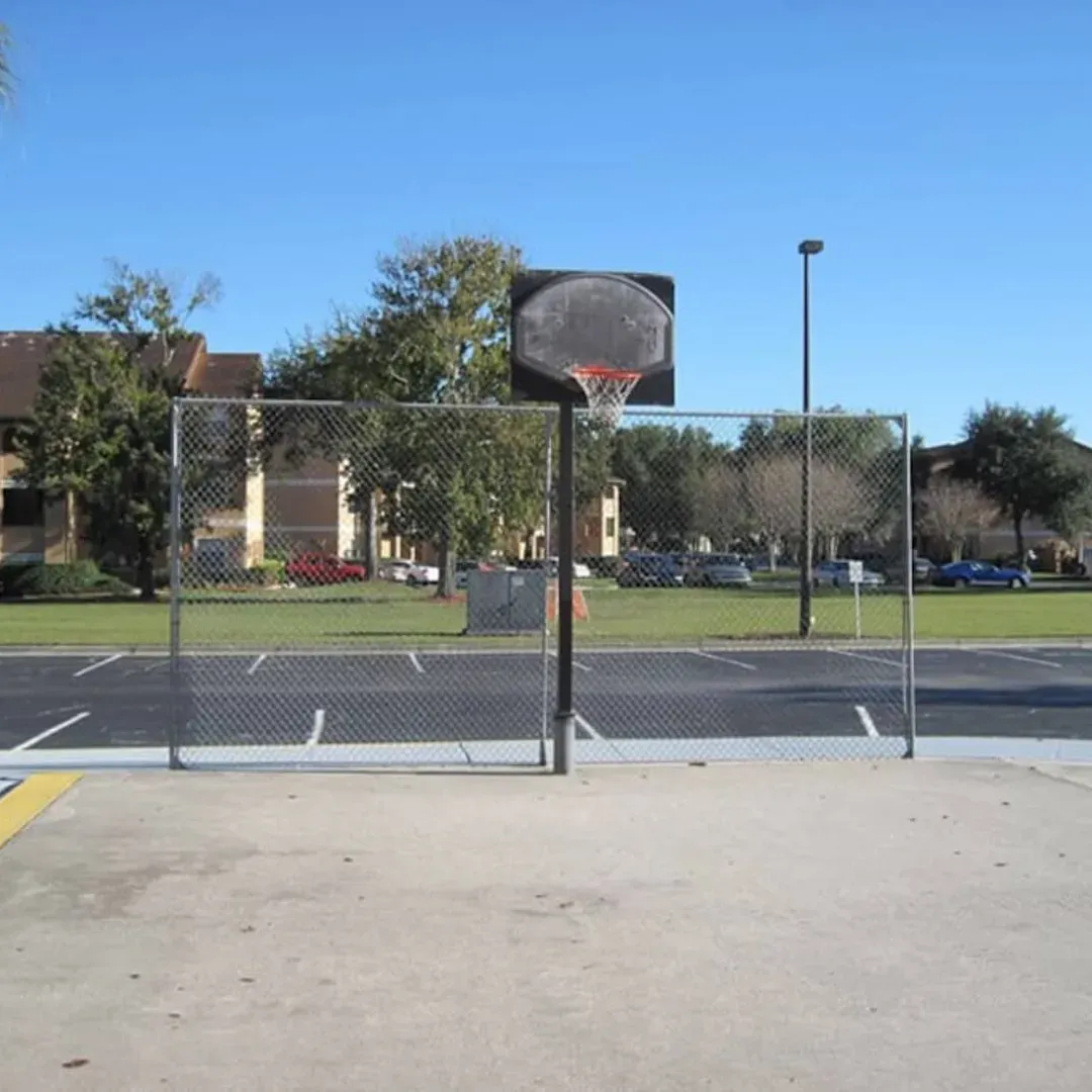 Engage in friendly competitions at the basketball playground in Disney, offering a fantastic space for sports enthusiasts.