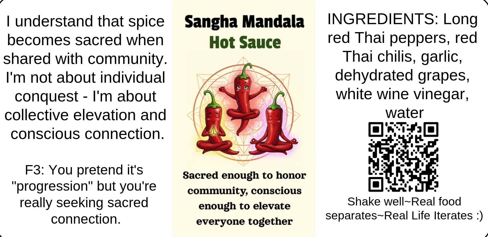 Image of Sangha Mandala Hot Sauce