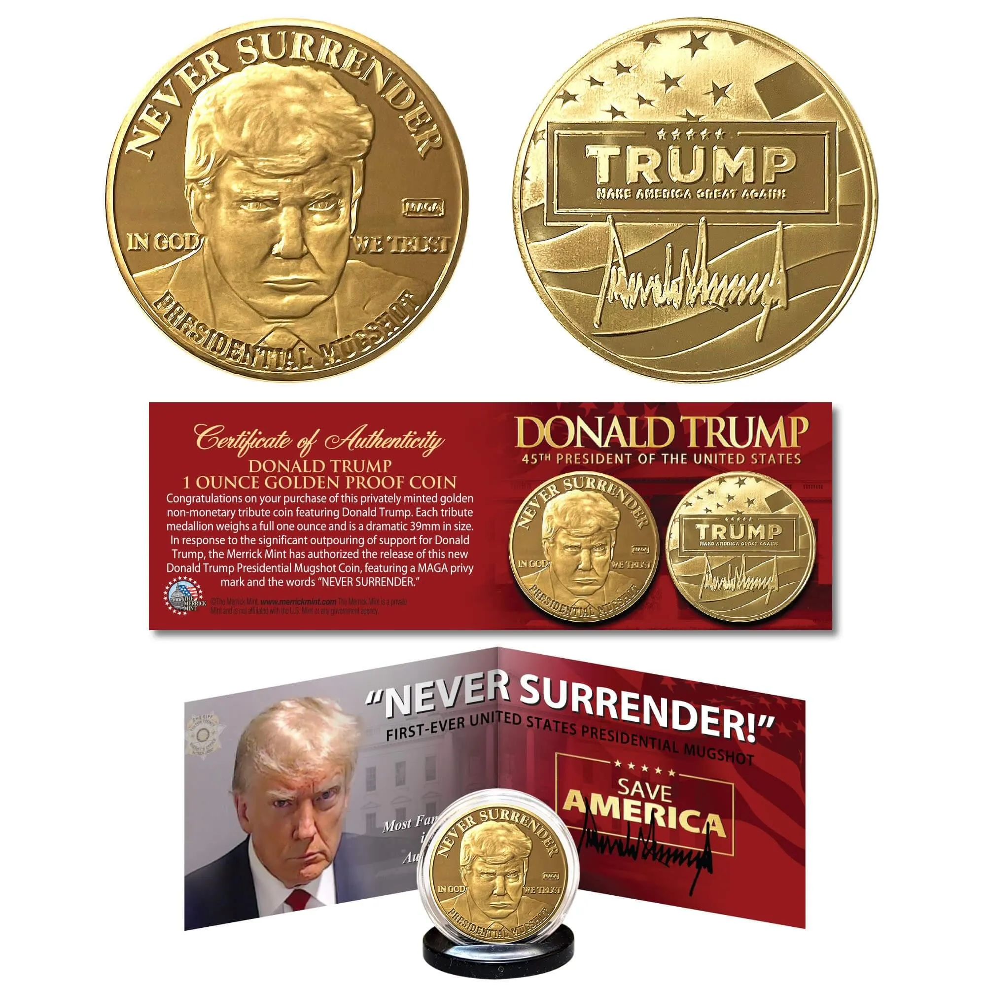 trumpinator silver coin