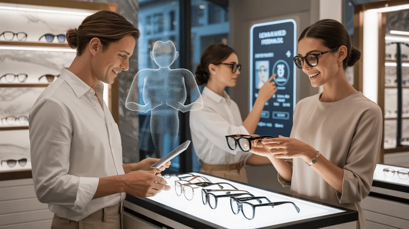 Emplyees at eye-oo using AI to save money.