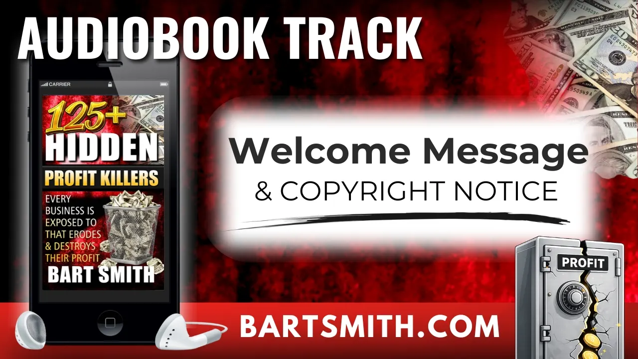 125+ Hidden Profit Killers Audiobook by Bart Smith