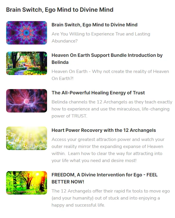Highest Vibrational Manifesting with the 12 Archangels Package 