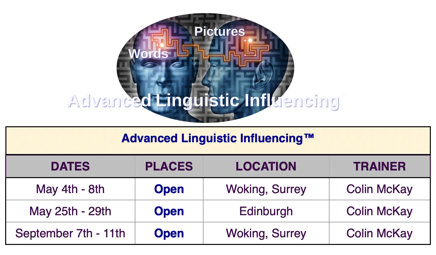 ATD - ALI 2026 Dates