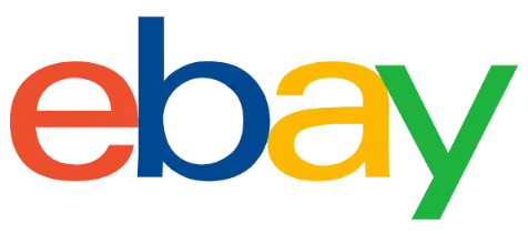  eBay logo linking to Vault Hustle's official eBay store for curated clutter-to-crypto listings