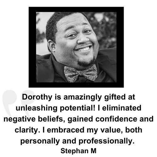 photo of an African American man in a suit and bowtie, giving a quote 