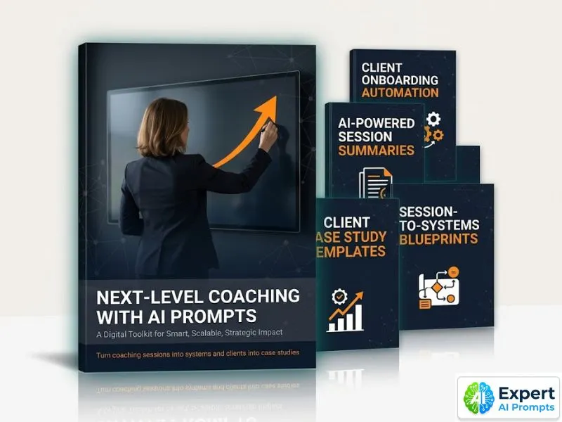 Next-Level Coaching with AI Prompts Toolkit — 50 prompts plus 4 core bonuses — Expert AI Prompts