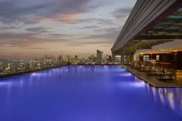 Wyndham Grand Phnom Penh Capital Swimming Pool View