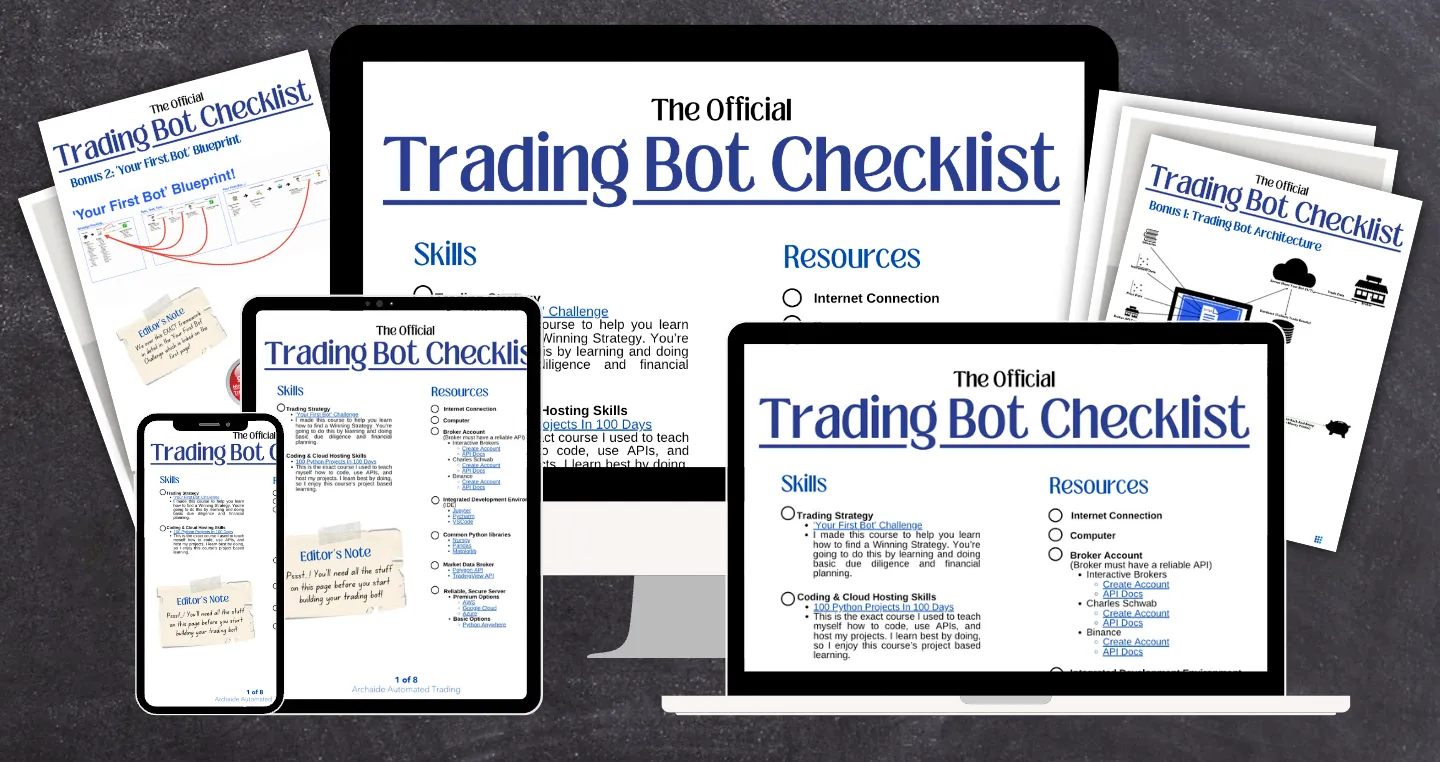 Trading Bot Checklist