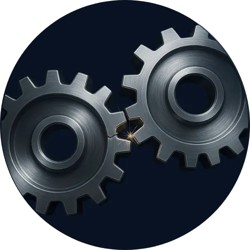 Engrenagens interligadas