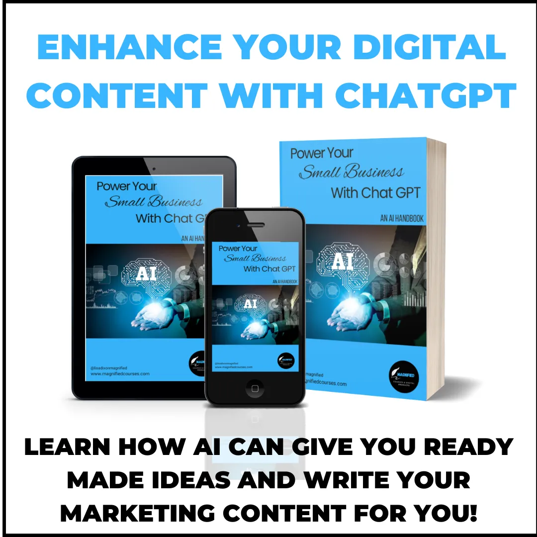 chatgpt ai content writing ebook digital guide marketing small business