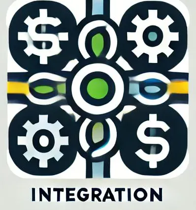 Icon representing integration