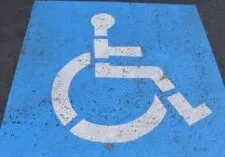 disability symbol of person in wheelchair