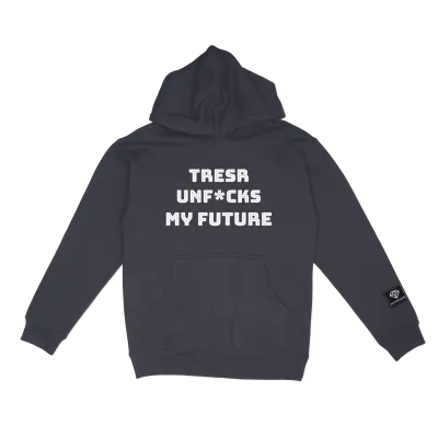 TRESR Unf*cks My Future dark hoodie