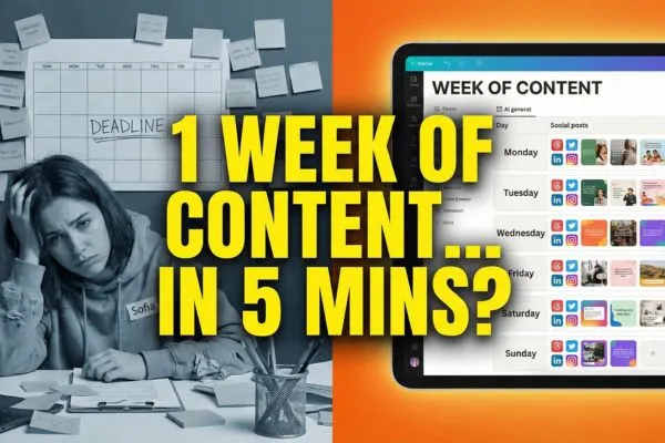 1 week of content in 5 minutes?