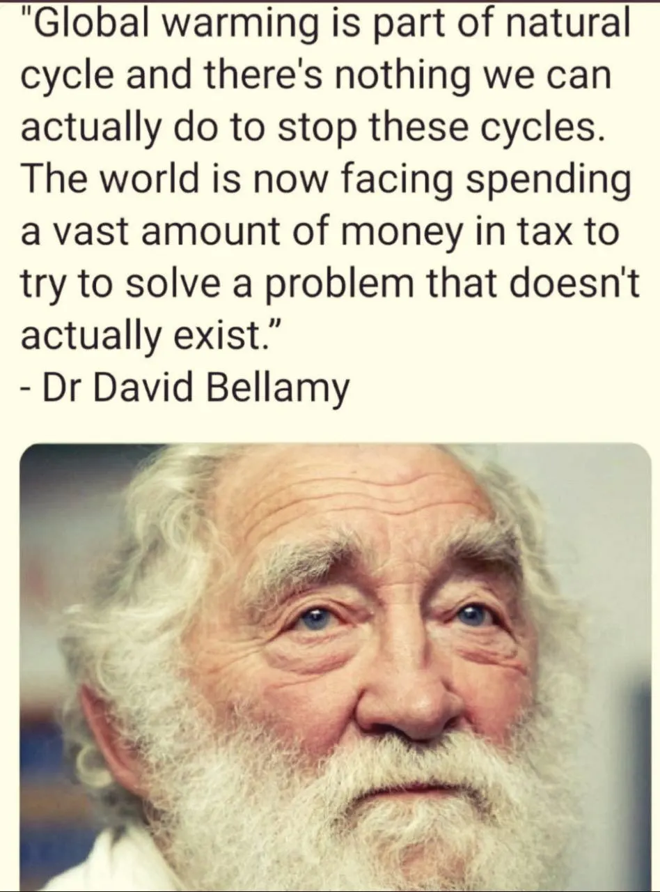 Carbon tax Dr David Bellamy