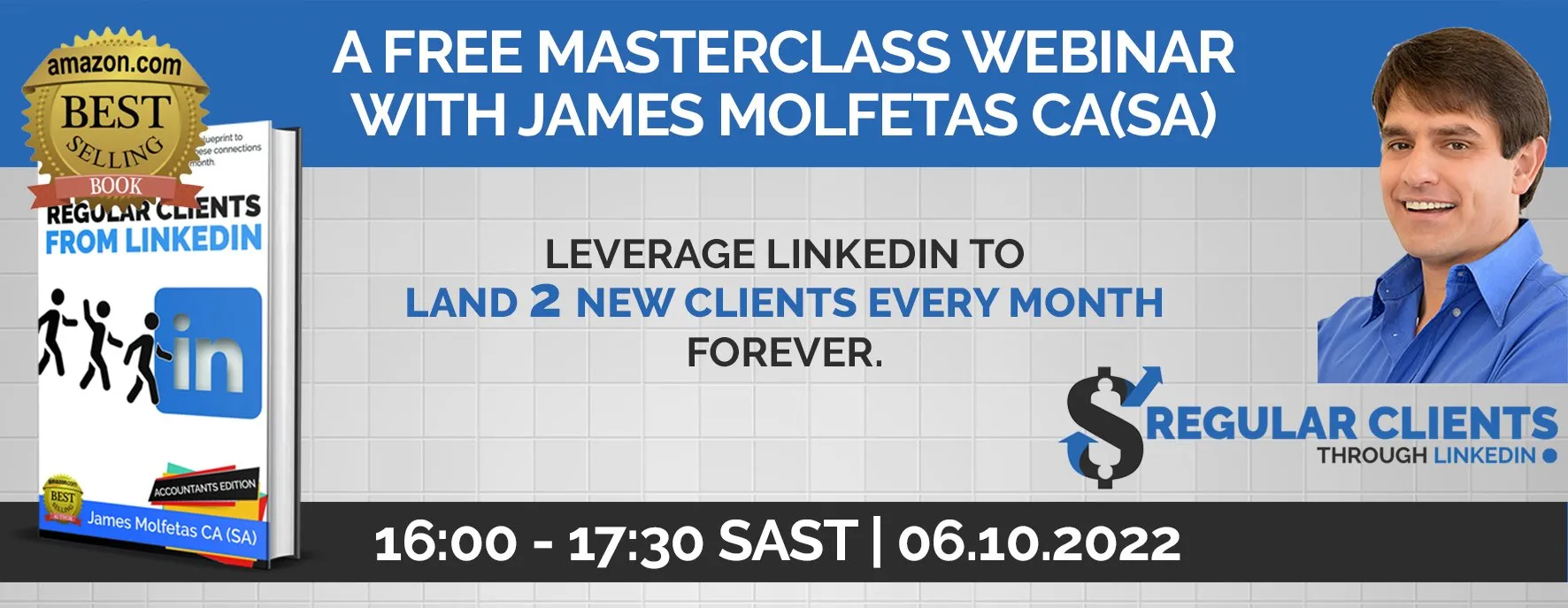 Free Webinar Masterclass with James Molfetas