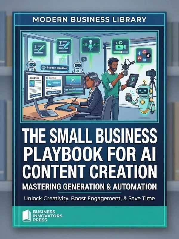The small business playbook for AI content creation digital cover