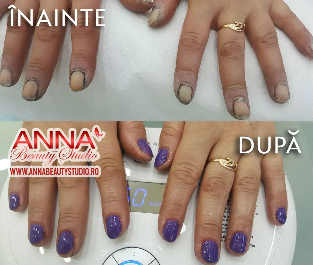 manichiura inainte si dupa annabeautystudio.ro