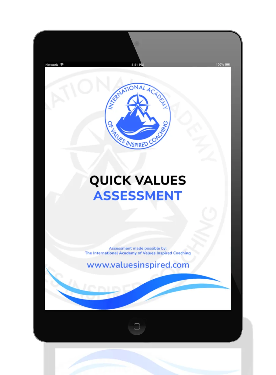 quick values assessment cover