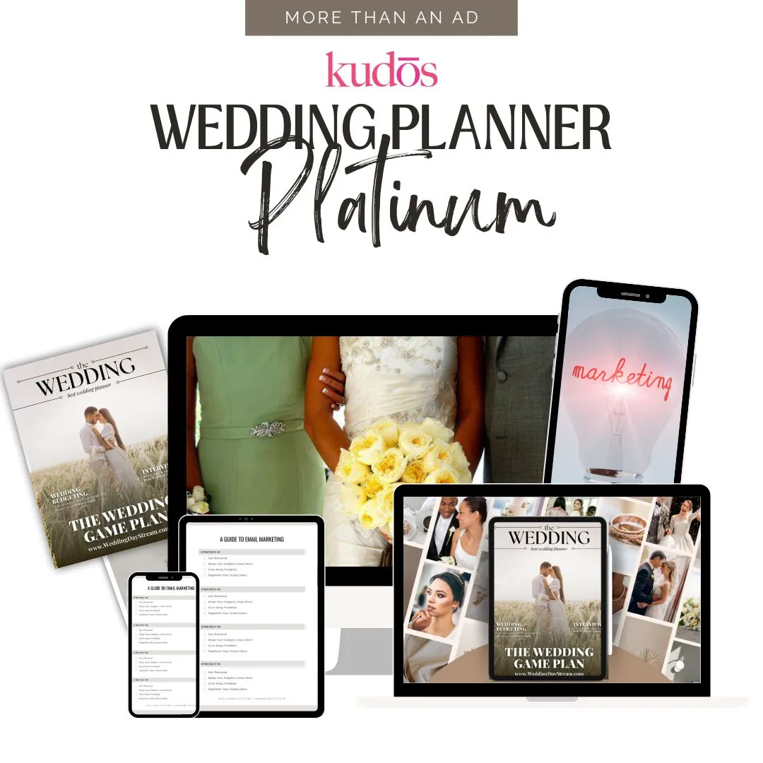 kudos wedding planner sponsor platinum