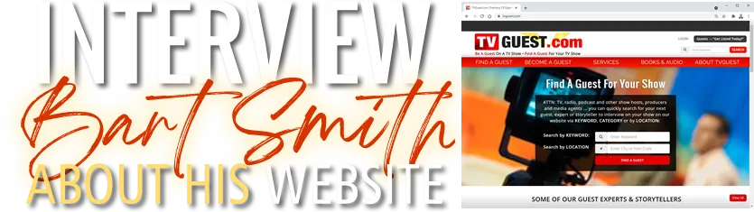 Interview Bart Smith About His Website TVGuest.com