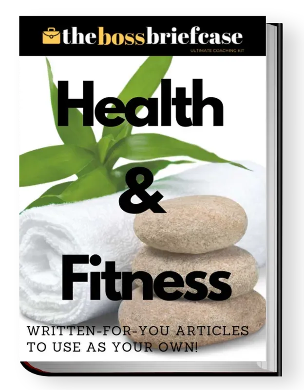 The Boss Briefcase health content book