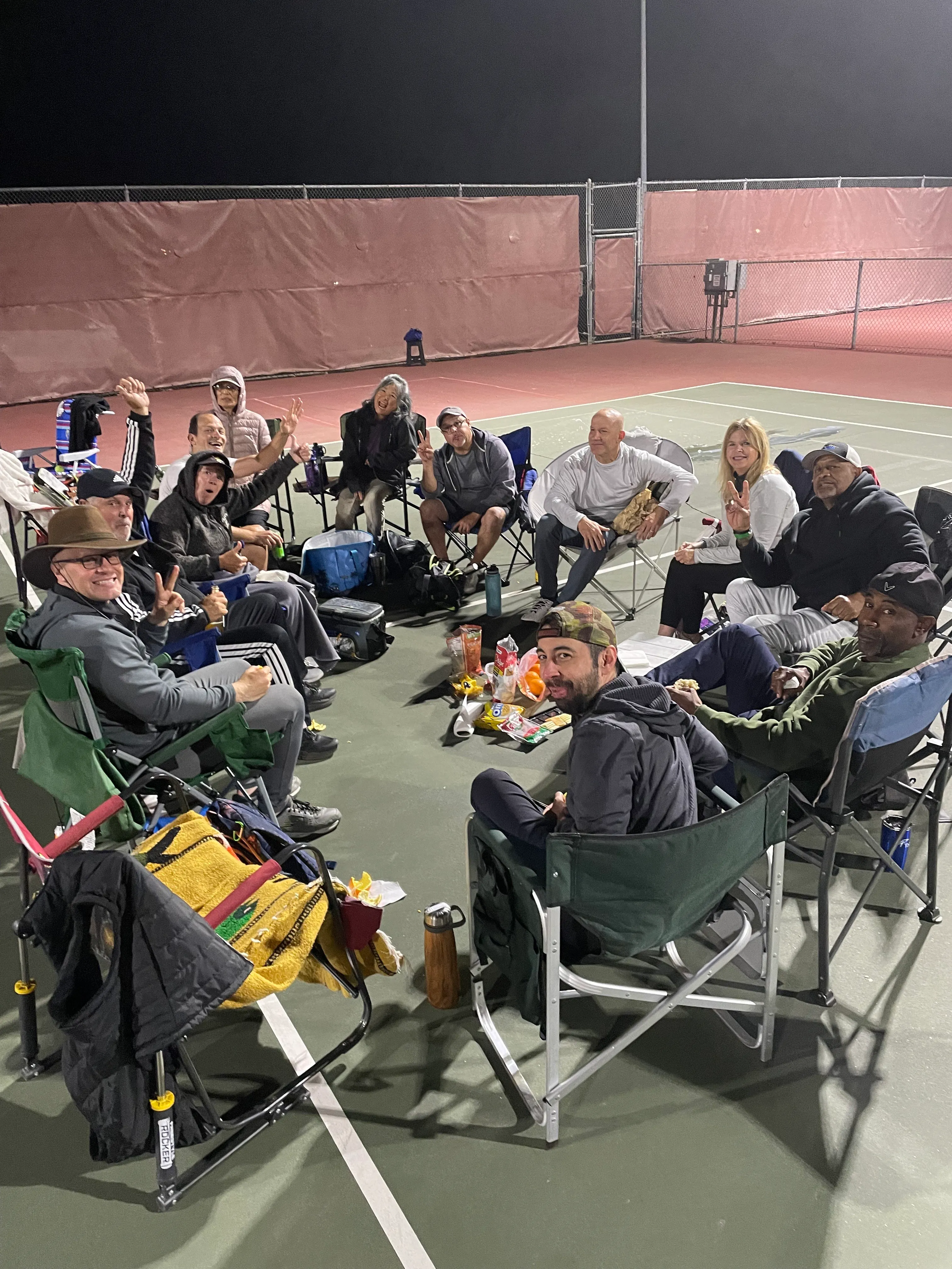 Two VVPB members sharing a smile