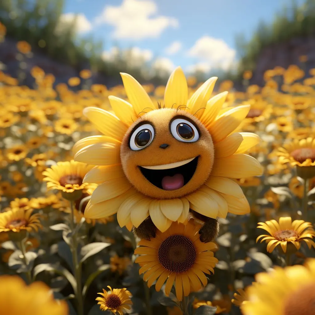 Dorothy the Sunflower, the Easy Grow For Life mascot