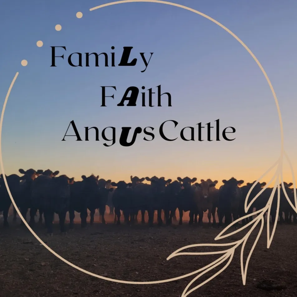 Lau Angus Family Faith Cattle Sign