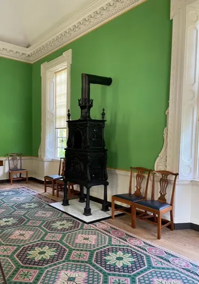 Supper room of the Governor's Palace, reconstructed
