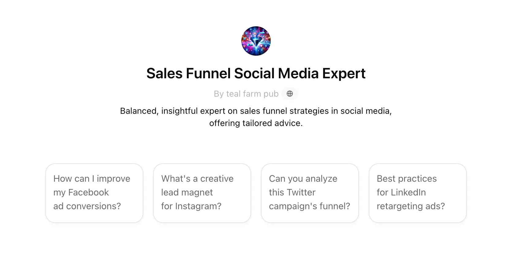 social media sales funnel
