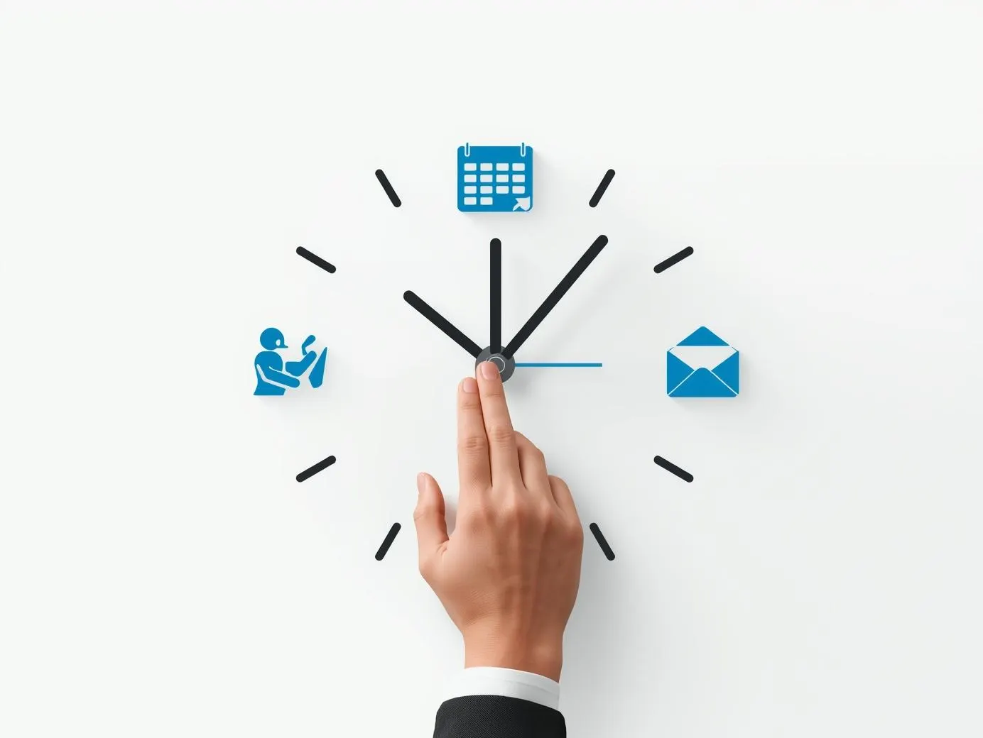 A graphic showing how AI business tools for small business can help reclaim over 10 hours from the work week.