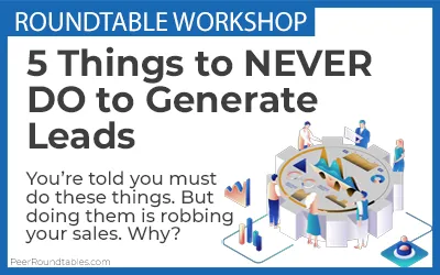 Never Do To Generate Leads