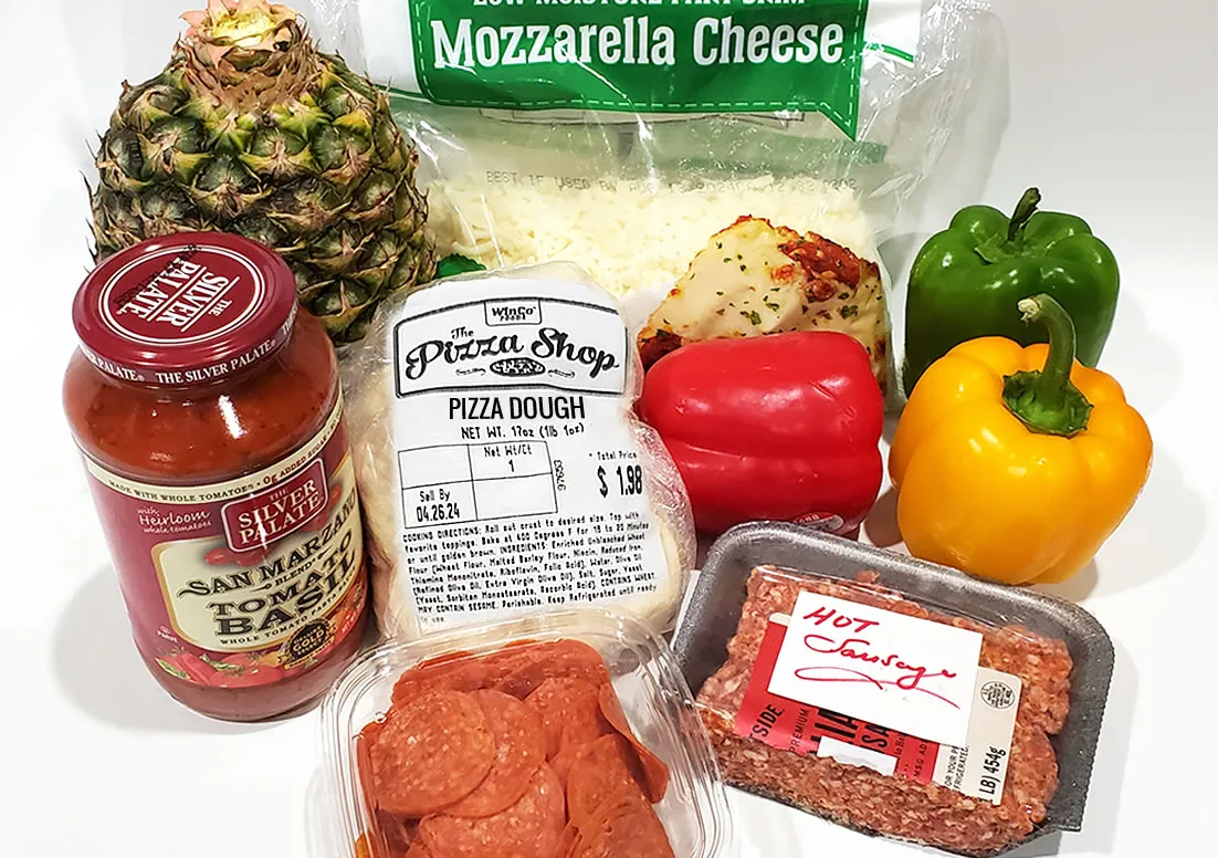 Ingredients To Make Bart Smith's World Famous Italian Calzone